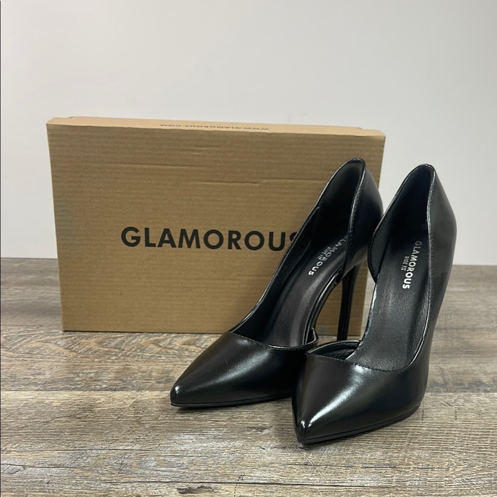 NEW Glamorous Wide Fit D'orsay Pumps Size UK5 US7